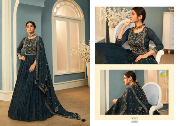  Vinay Tumbaa Tamanna Georgette Designer Gown With Dupatta Collection